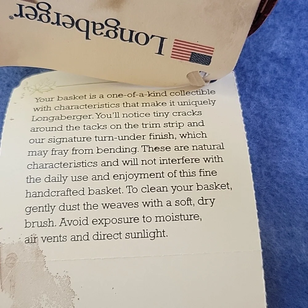 Longaberger 2011 Red Trinket Basket - Picture 7 of 7